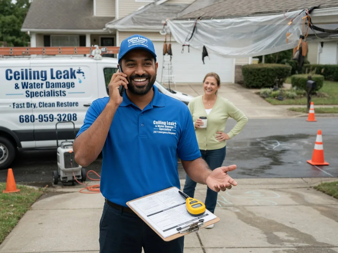 Ceiling Leak Cleanup Hamburg, NY FAQs